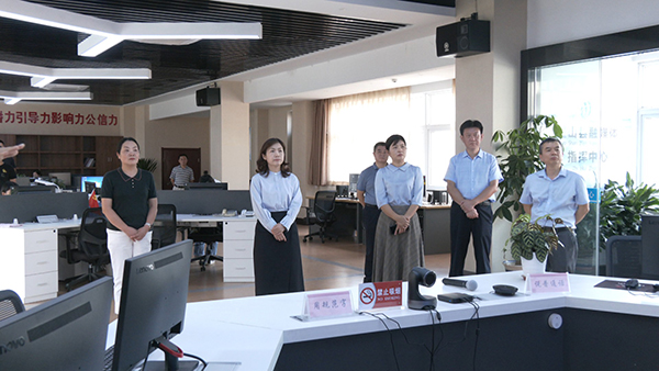 李敏来我县调研宣传思想文化工作