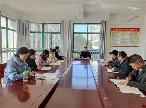 霍山二中开展双减教研督查活动