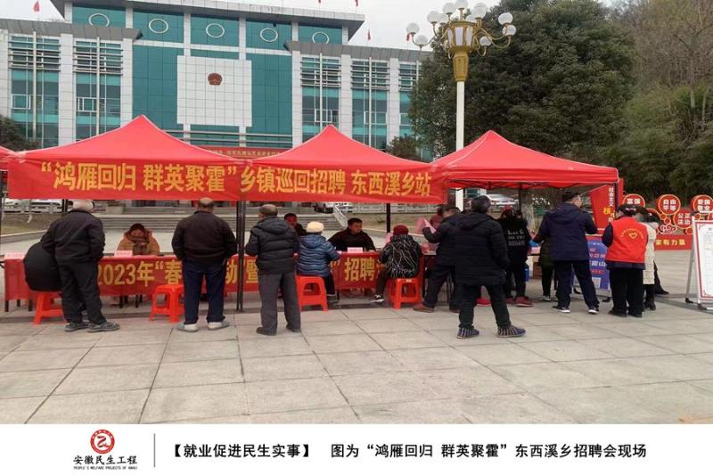 东西溪乡落实就业促进民生实事图集