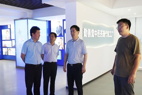 罗文调研重点企业运营及重点项目建设工作