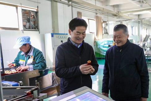 罗文深入重点工业企业调研